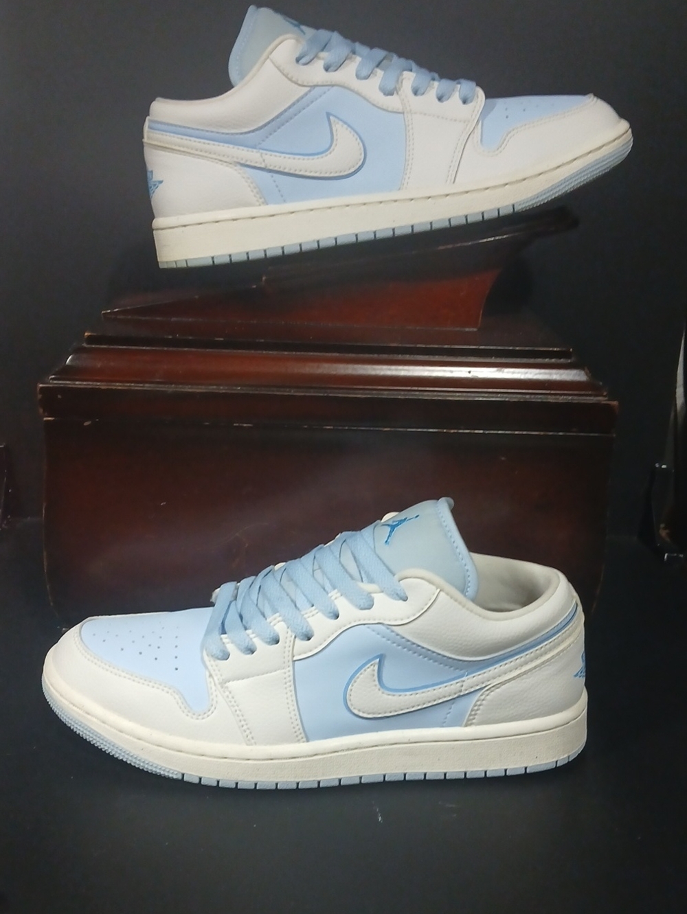 Nike Air Jordan 1 Low SE 'REVERSE ICE BLUE' (2022) Womens Size-9.5 100%Authentic